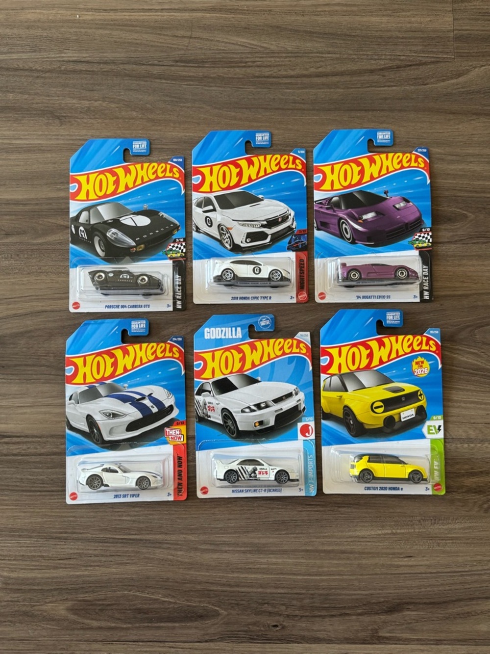 Hot Wheels Sports Cars (Sealed)